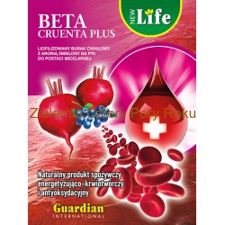 Beta Cruenta Plus Burak z aronią Liofilizowany burak Liofilizowana aronia 500 g Guardian